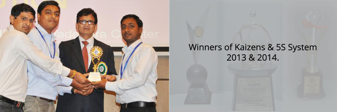 winners of kaizens and 5s system 2013 & 2014