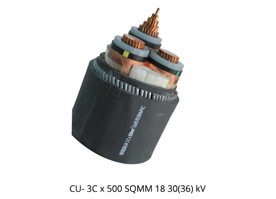 CU- 3C x 500 SQMM 18 30(36) kV