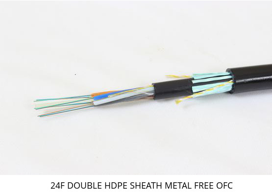 24F double HDPE Sheath Metal Free OFC